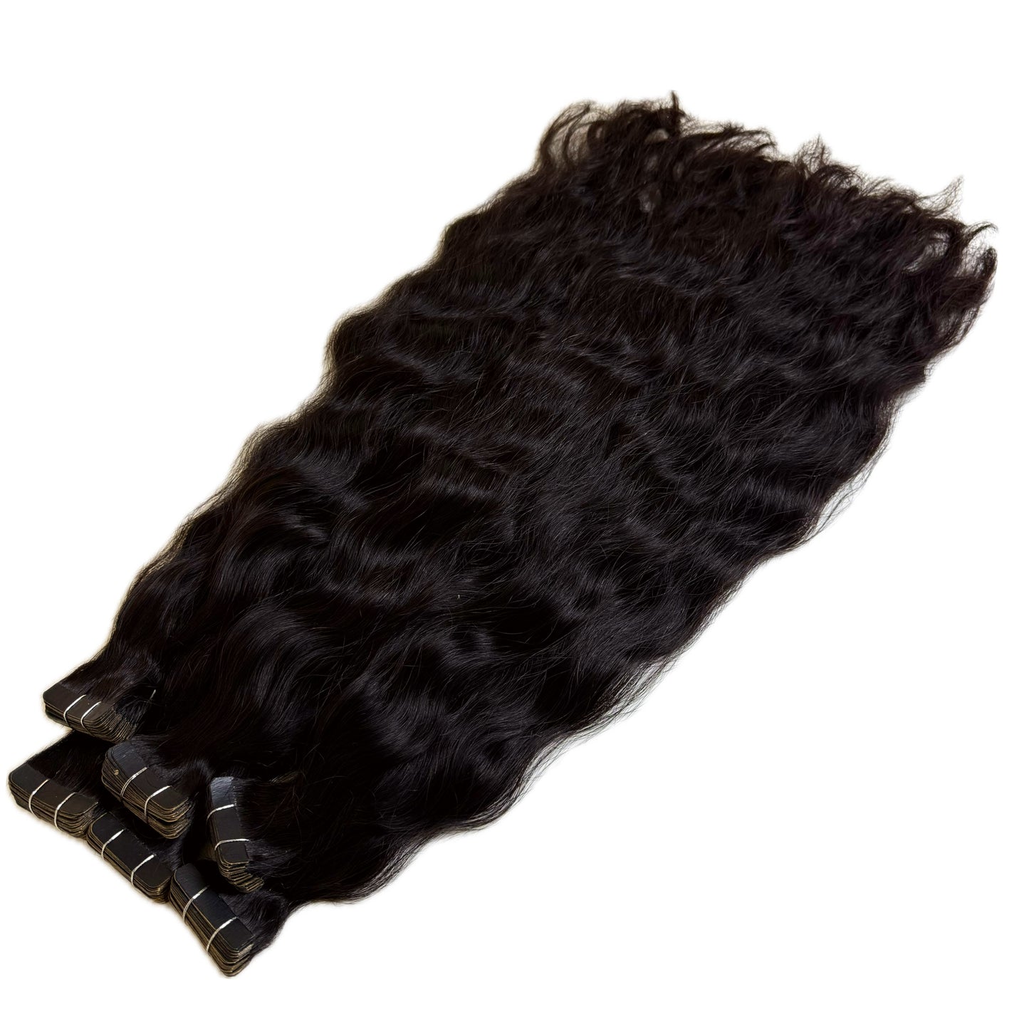 Tape Ins natural wavy #1B