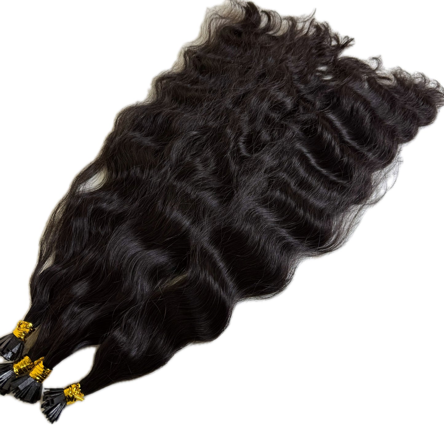 K Tip Natural Wavy #1b